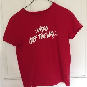 Vans Off the Wall Red T-Shirt
